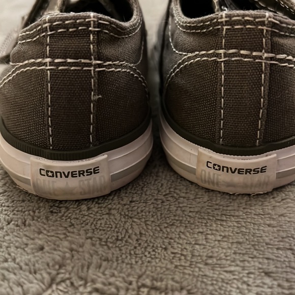EUC Grey Kids Converse size 8 - Picture 2 of 4